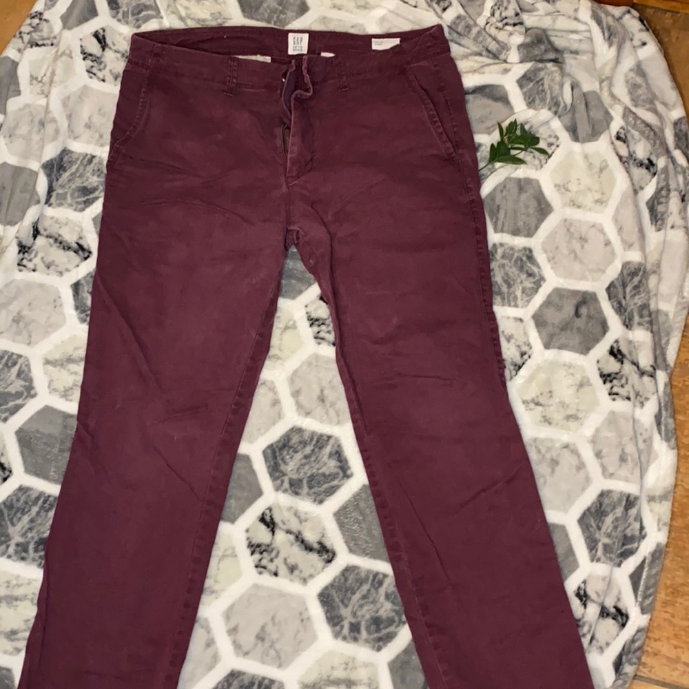 Gap Maroon Pants
